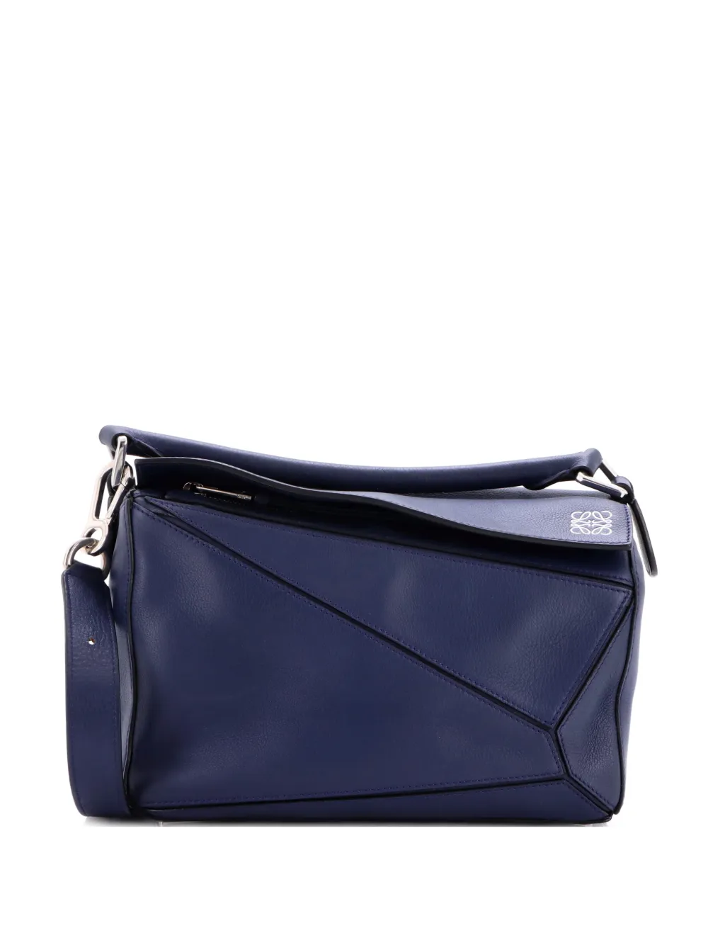 Loewe Pre-Owned Puzzle Bag Leather Small satchel | Blue | Image 1