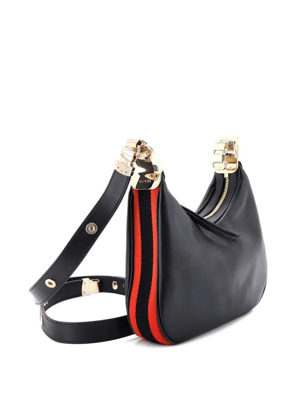 Gucci Pre-Owned Attache Shoulder Bag Leather Small crossbody bag - Nero