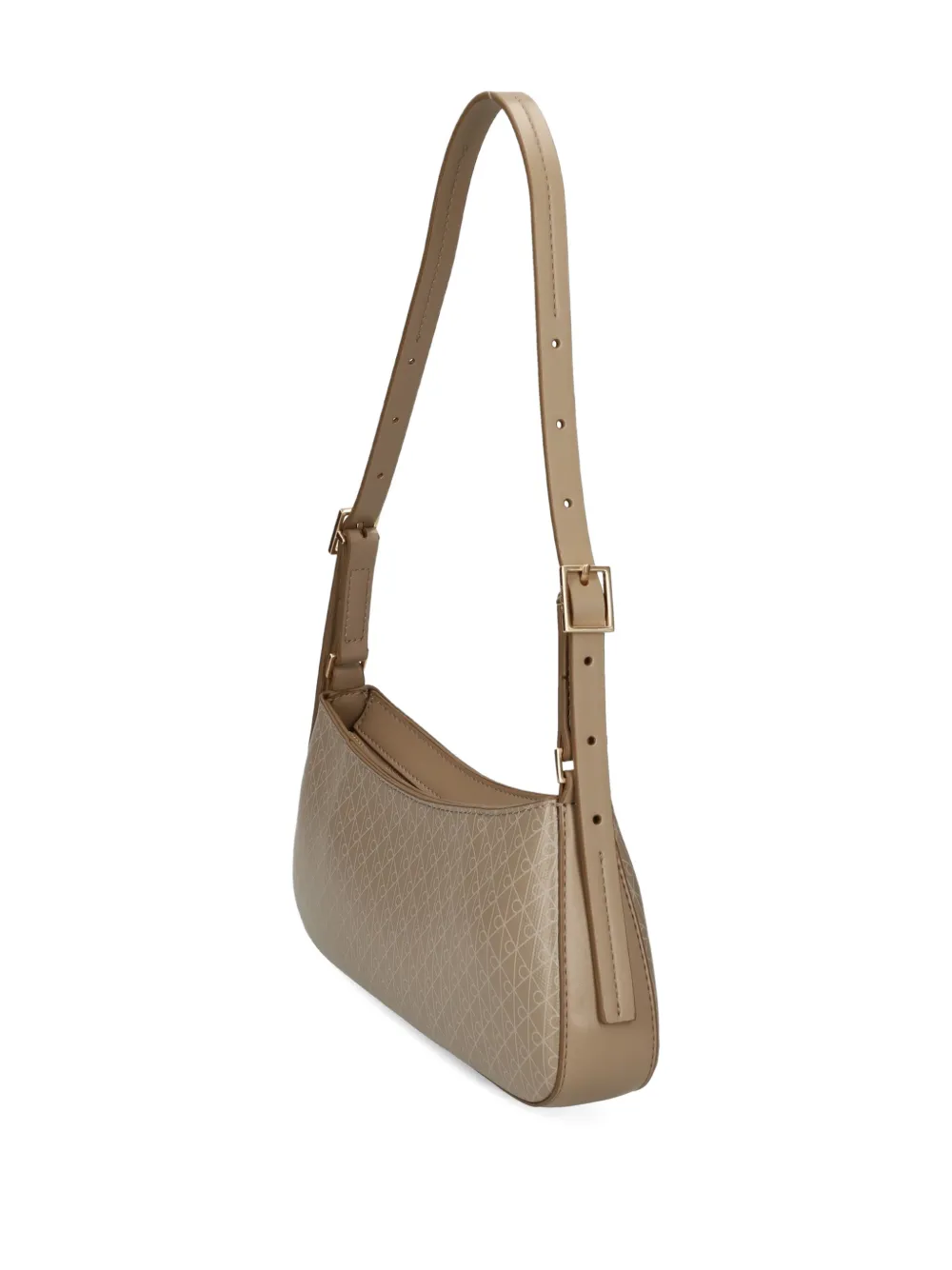  Calvin Klein Monogram Shoulder Bag - Neutrals 