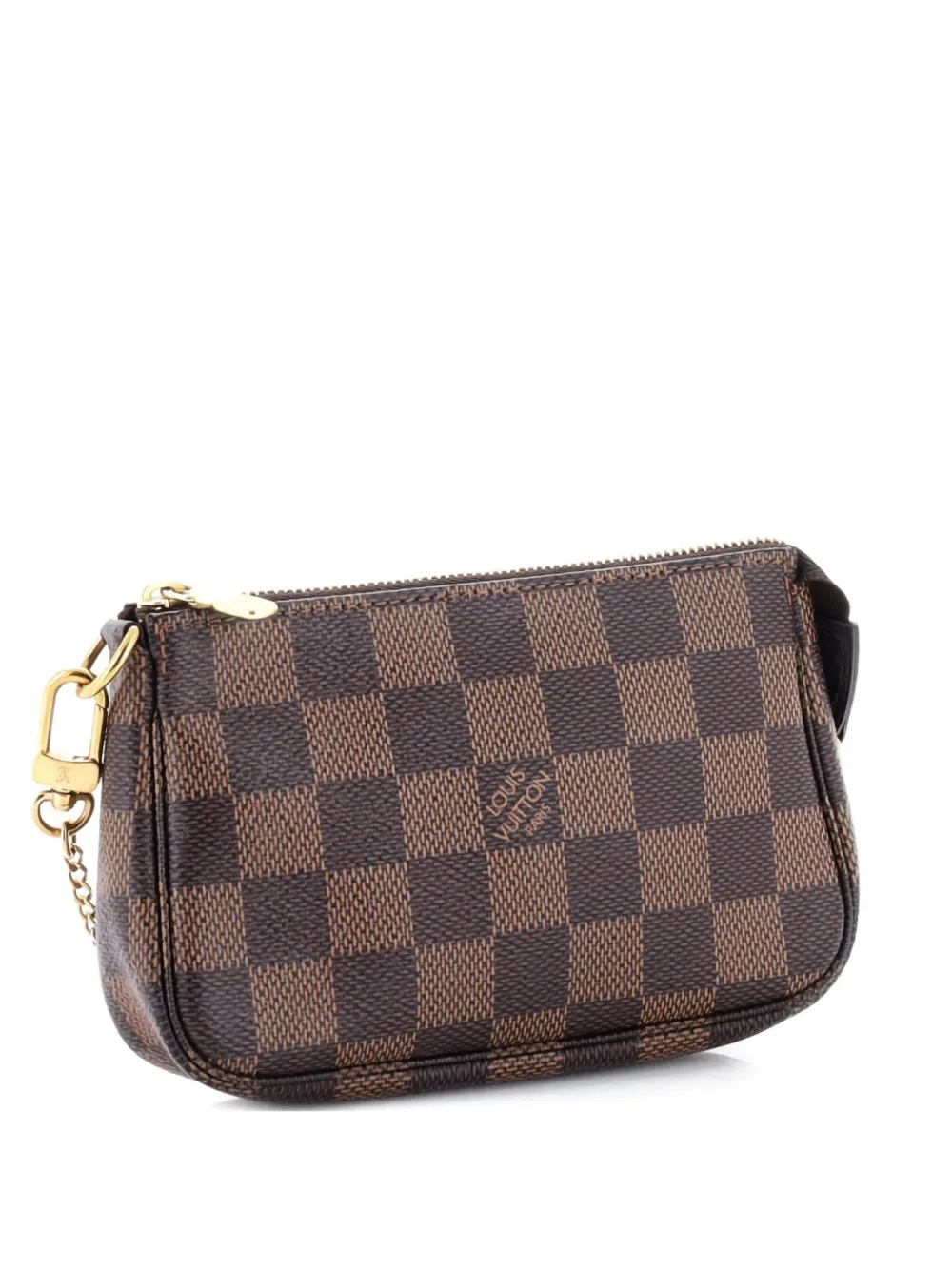 Louis Vuitton Pre-Owned Pochette Accessoires Damier Mini clutch bag - Marrone
