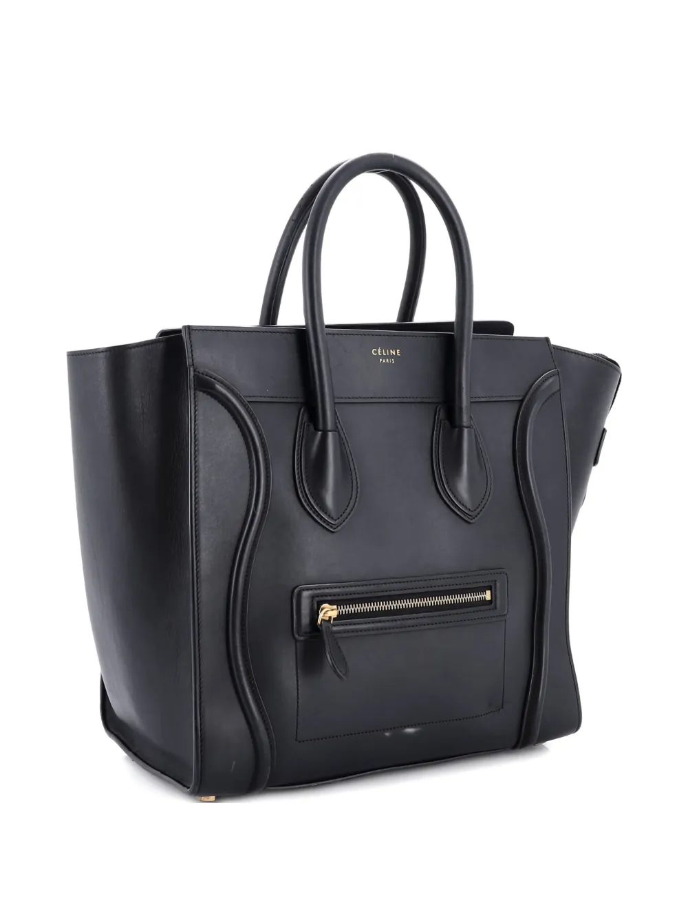 Celine Pre-Owned Luggage Bag Smooth Leather Mini tote bag - Nero