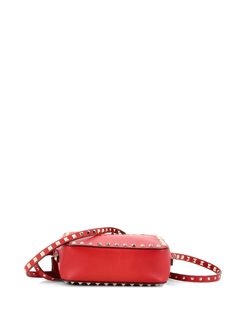 Valentino Garavani Pre-Owned Borsa a tracolla Rockstud in pelle - Rosso