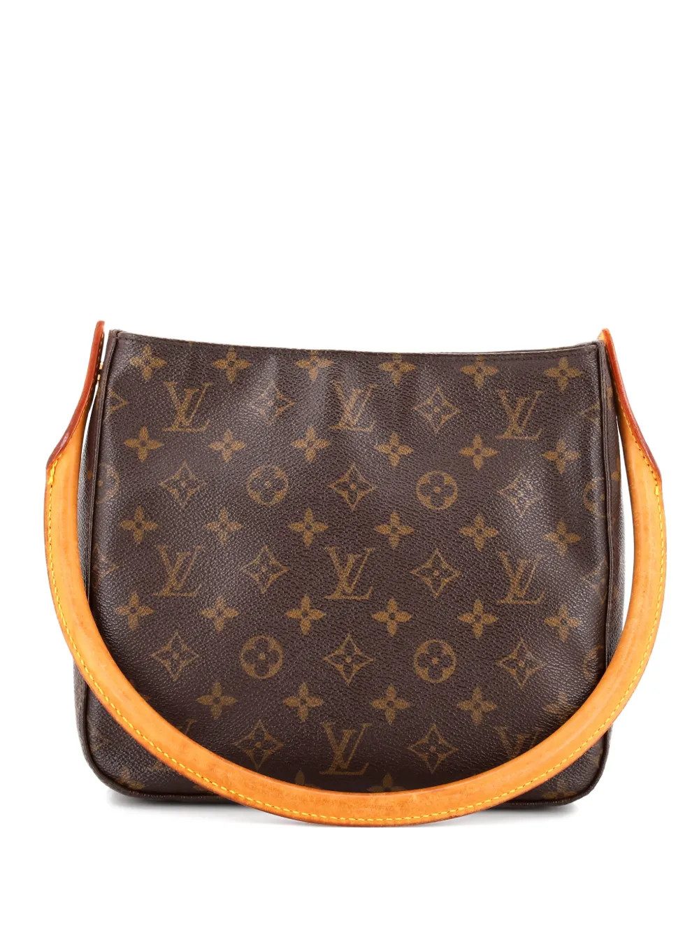 Louis Vuitton Pre-Owned Looping Handbag Monogram Canvas MM satchel - Marrone