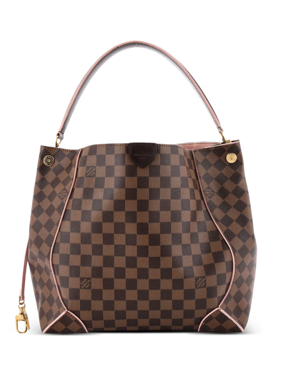 Louis Vuitton Pre-Owned Caissa Damier with Leather hobo bag - Marrone