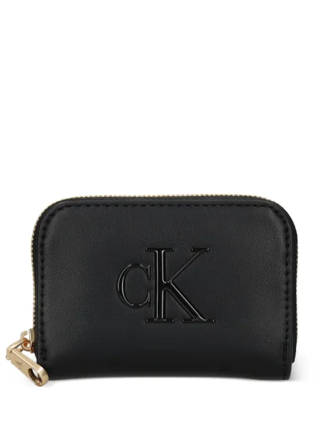 Calvin Klein embossed-logo wallet