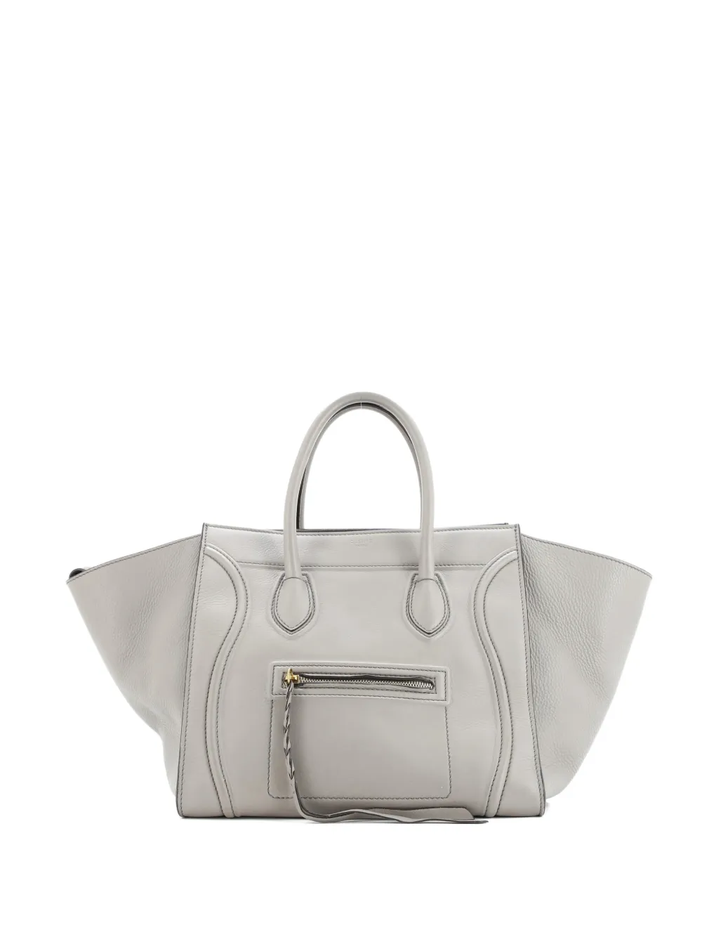 Celine Pre-Owned Phantom Bag Grainy Leather Medium tote bag - Grigio