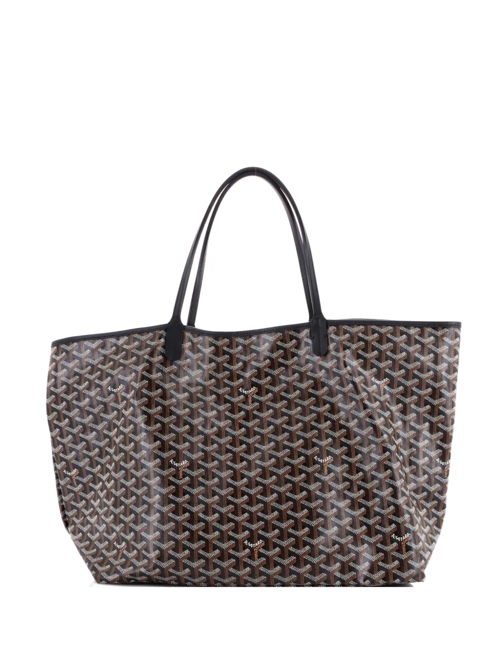 Goyard Pre-Owned Saint Louis Coated Canvas GM tote bag - Nero