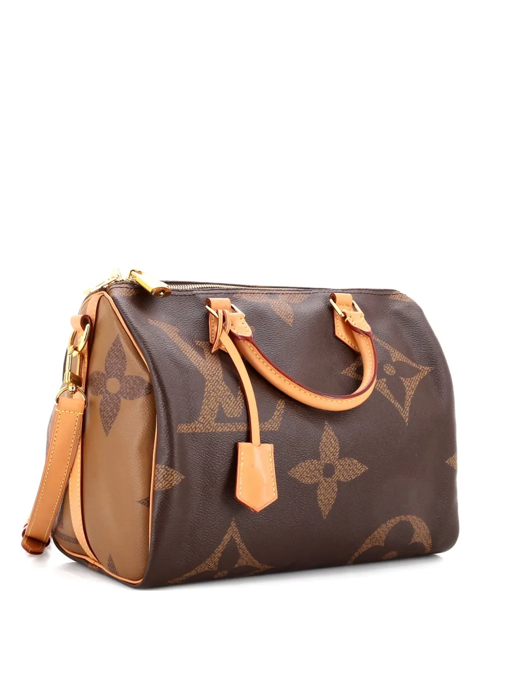 Louis Vuitton Pre-Owned Speedy Bandouliere Bag Reverse Monogram Giant 30 satchel - Marrone