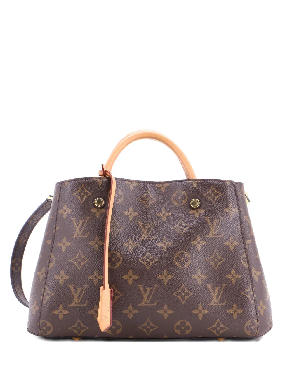 Louis Vuitton Pre-Owned Montaigne Handbag Monogram Canvas BB satchel - Marrone