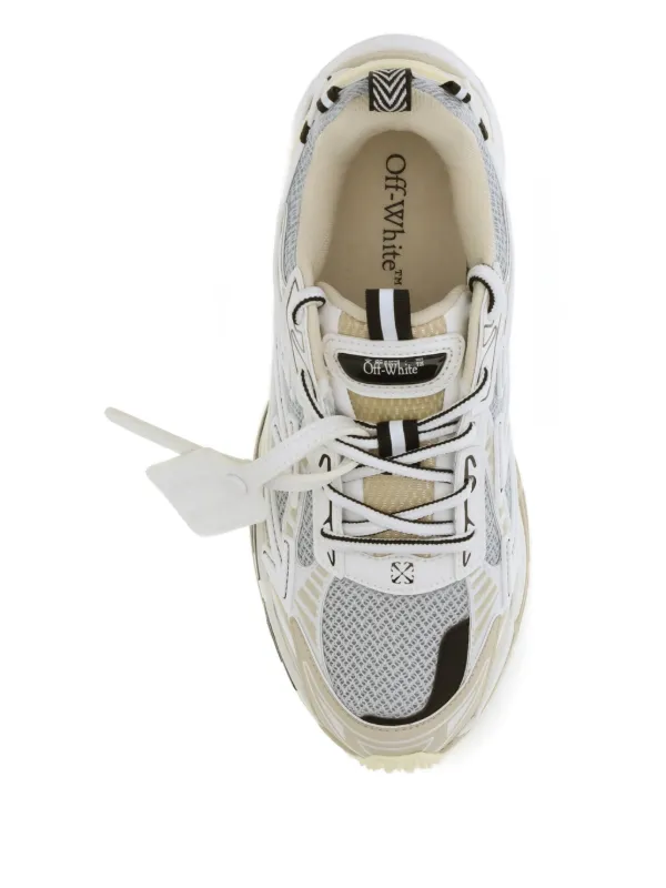 限定値下げ 正規品 OFF-WHITE アローリング ほぼ未使用 ゴールド Off-White Be Right Back アロー スニーカー | ホワイト | FARFETCH JP