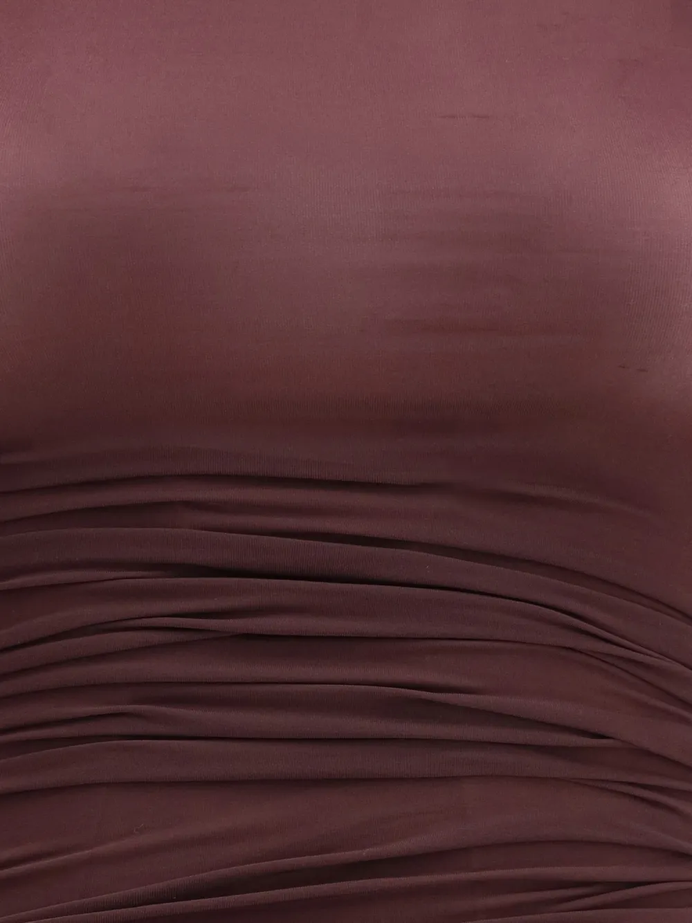 Drape Sheer Midi Dress