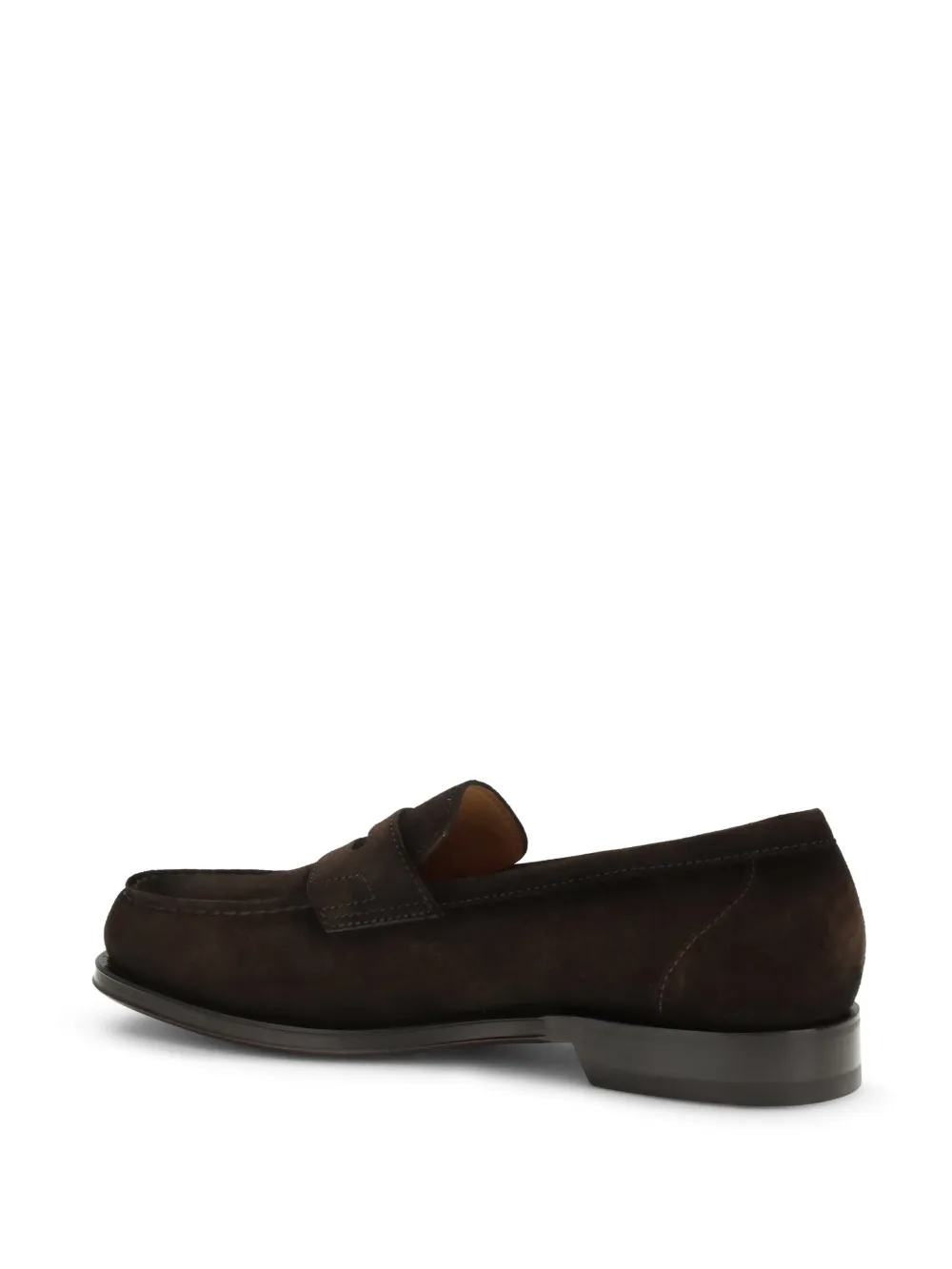Santoni suede loafers - Bruin
