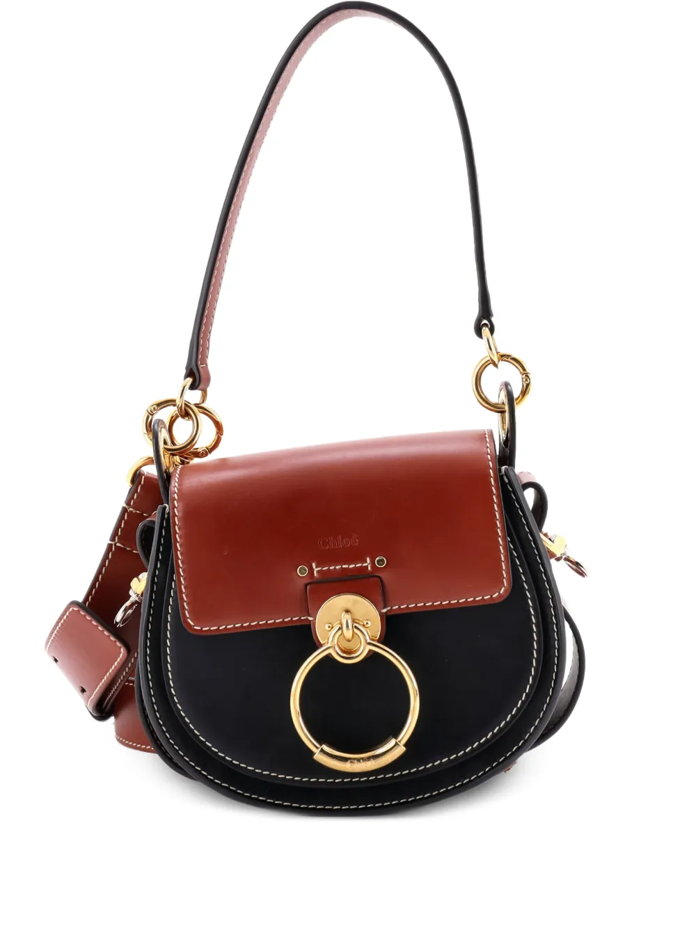 Chloé Pre-Owned Tess Bag Leather Small shoulder bag | Multicolour | Image 1