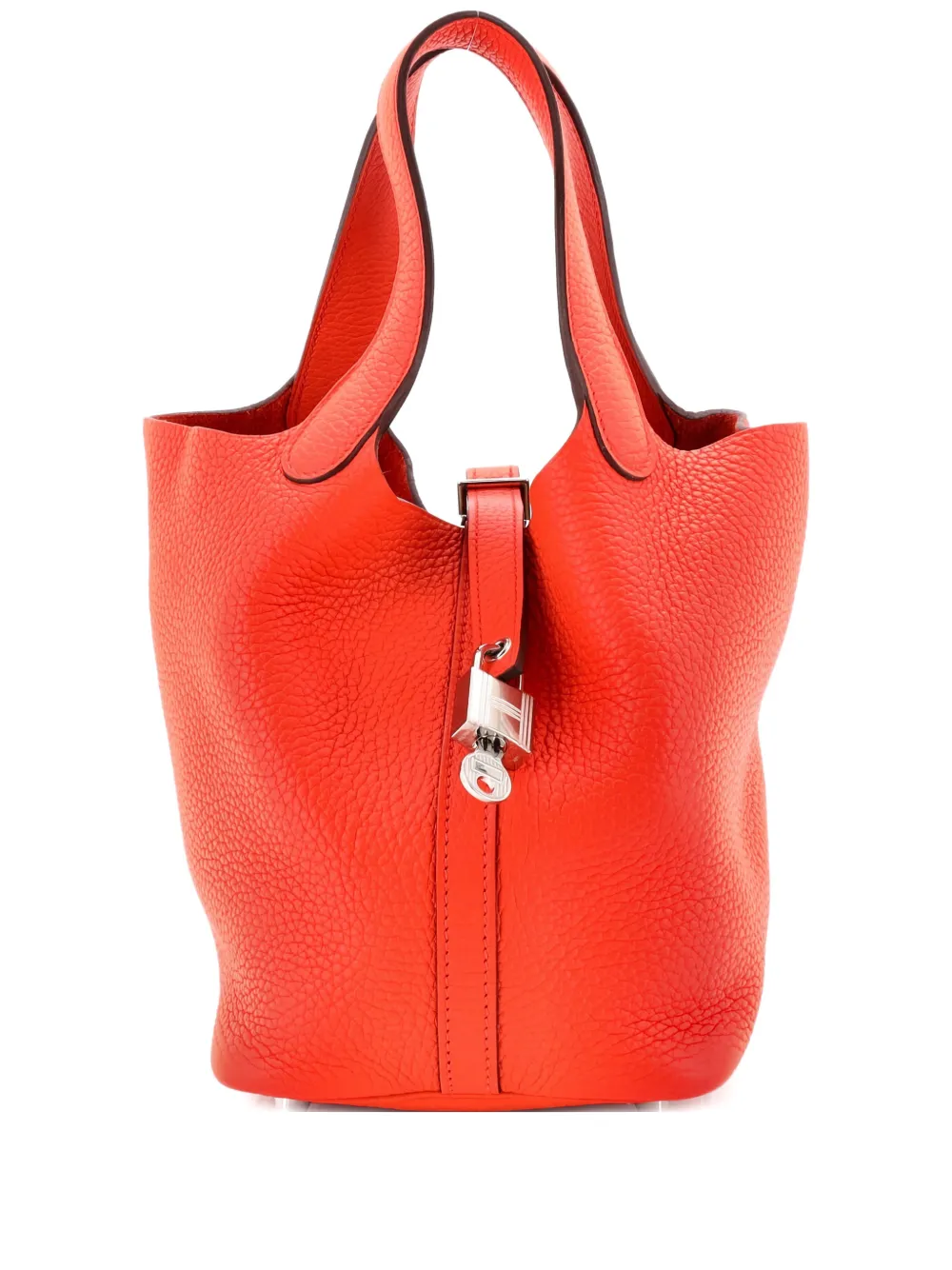Hermès Pre-Owned Picotin Lock Bag Clemence PM bucket bag | Orange | Image 1