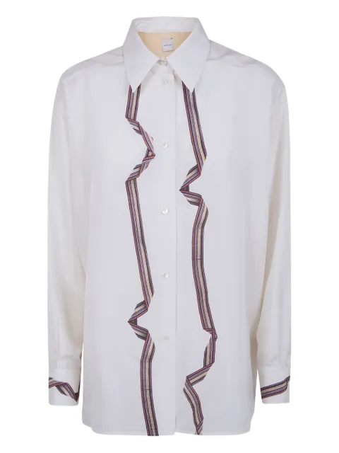 Paul Smith camisa con listón estampado