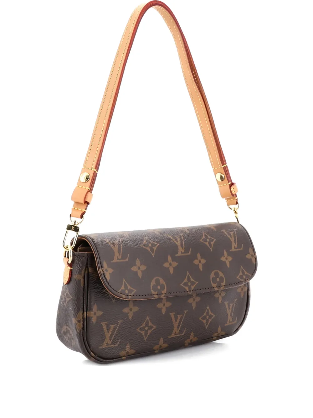 Louis Vuitton Pre-Owned Ivy Wallet on Chain Monogram Canvas shoulder bag - Marrone