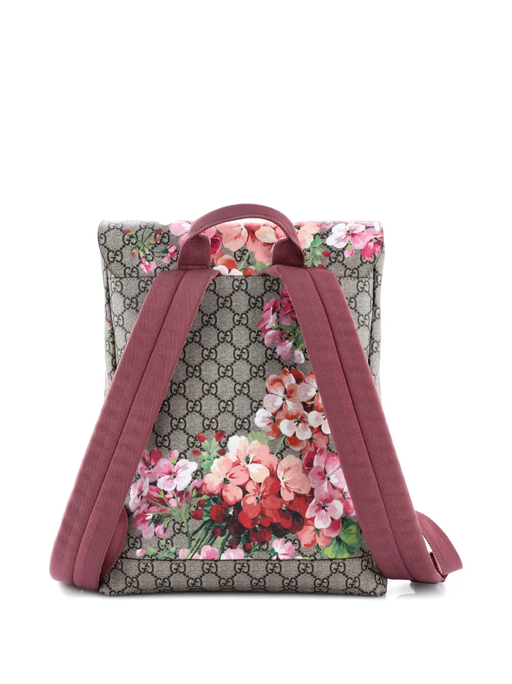 Gucci Pre-Owned Buckle Blooms Print GG Coated Canvas Medium backpack | Pre-Owned | Image 2