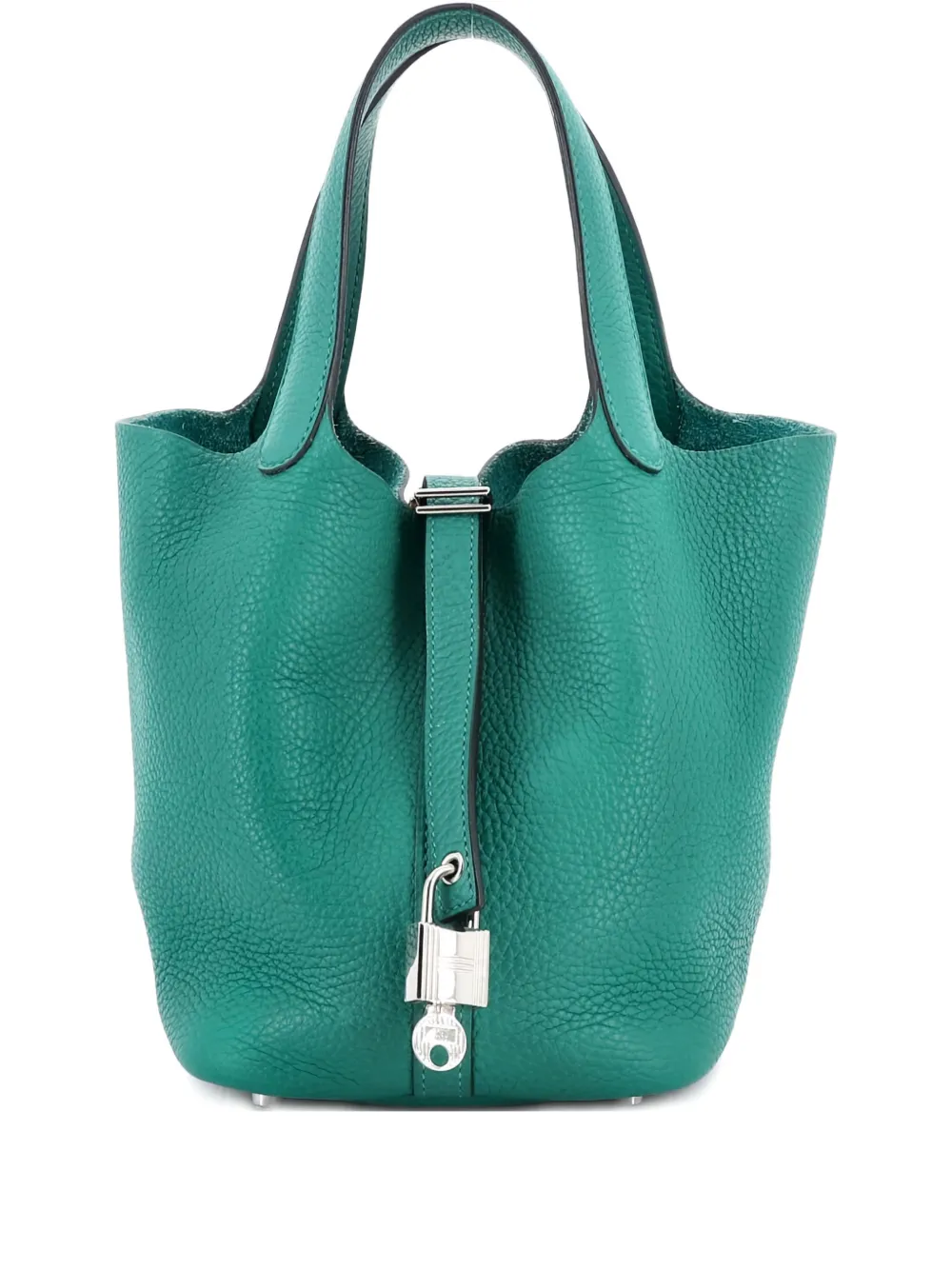 Hermès Pre-Owned Picotin Lock Bag Clemence PM bucket bag | Green | Image 1