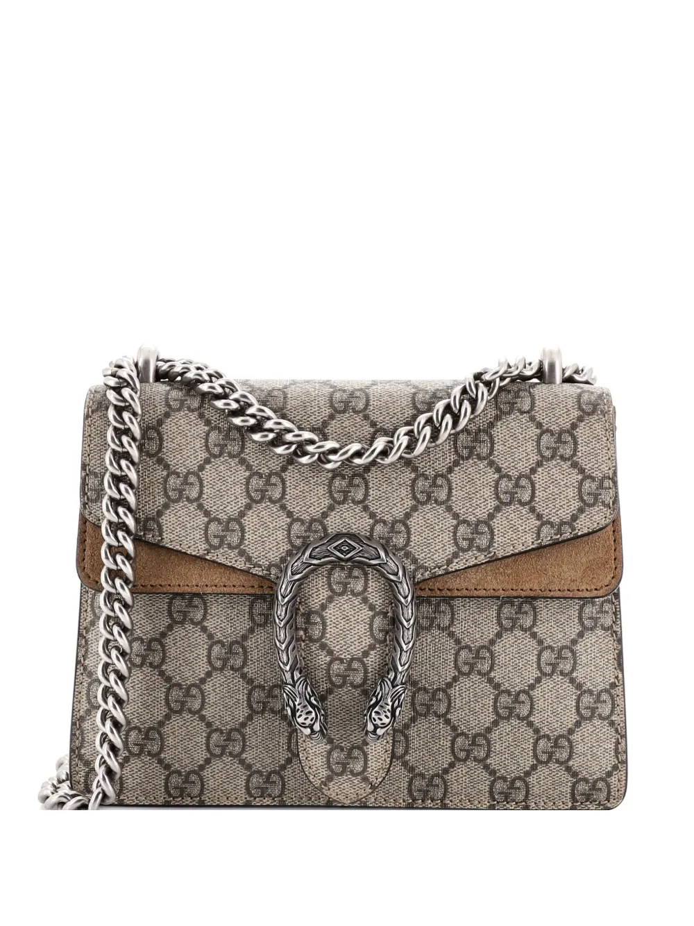 Gucci Pre-Owned Dionysus Bag GG Coated Canvas Mini crossbody bag - Marrone