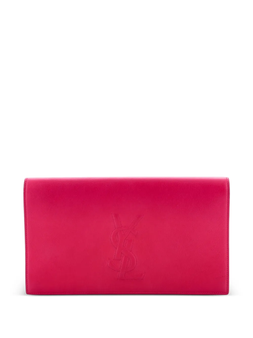 Saint Laurent Pre-Owned Belle de Jour Leather Large clutch bag - Rosa