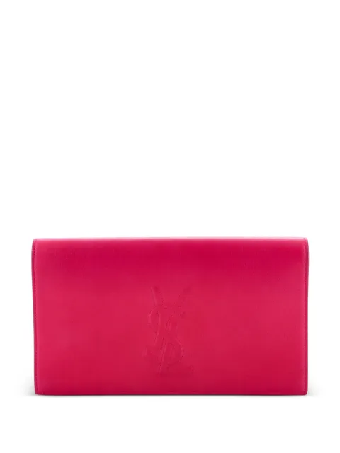 Saint Laurent Pre-Owned Belle de Jour Leather Large clutch bag