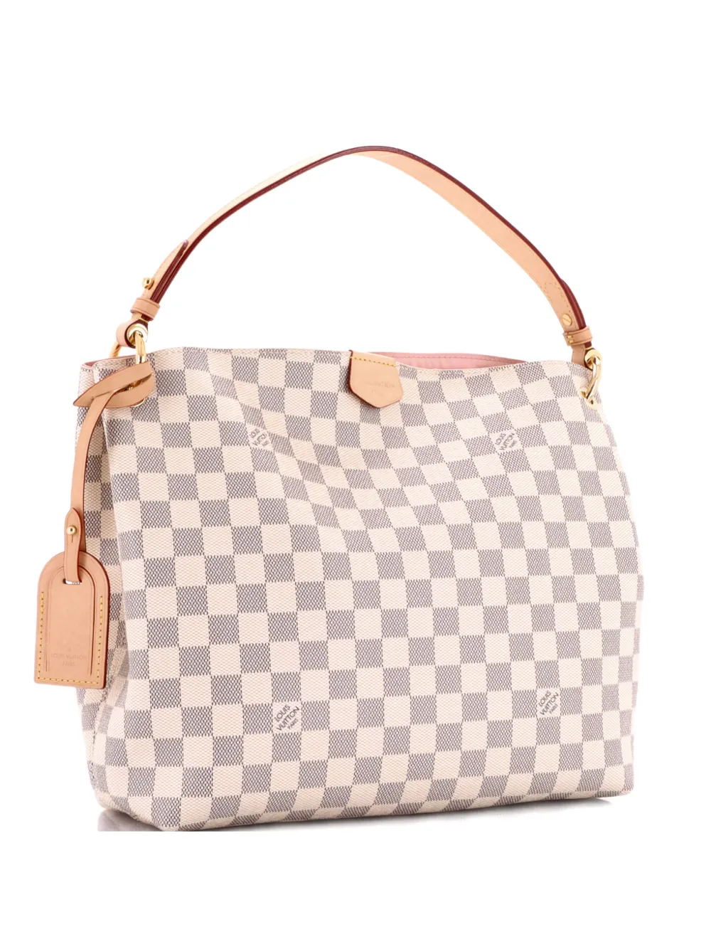 Louis Vuitton Pre-Owned Graceful Handbag Damier PM hobo bag - Bianco