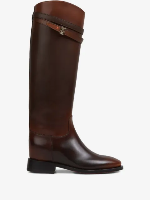 Santoni Hermione Stiefel mit Riemen