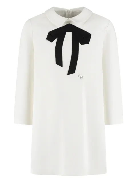 Il Gufo bow-appliqué dress