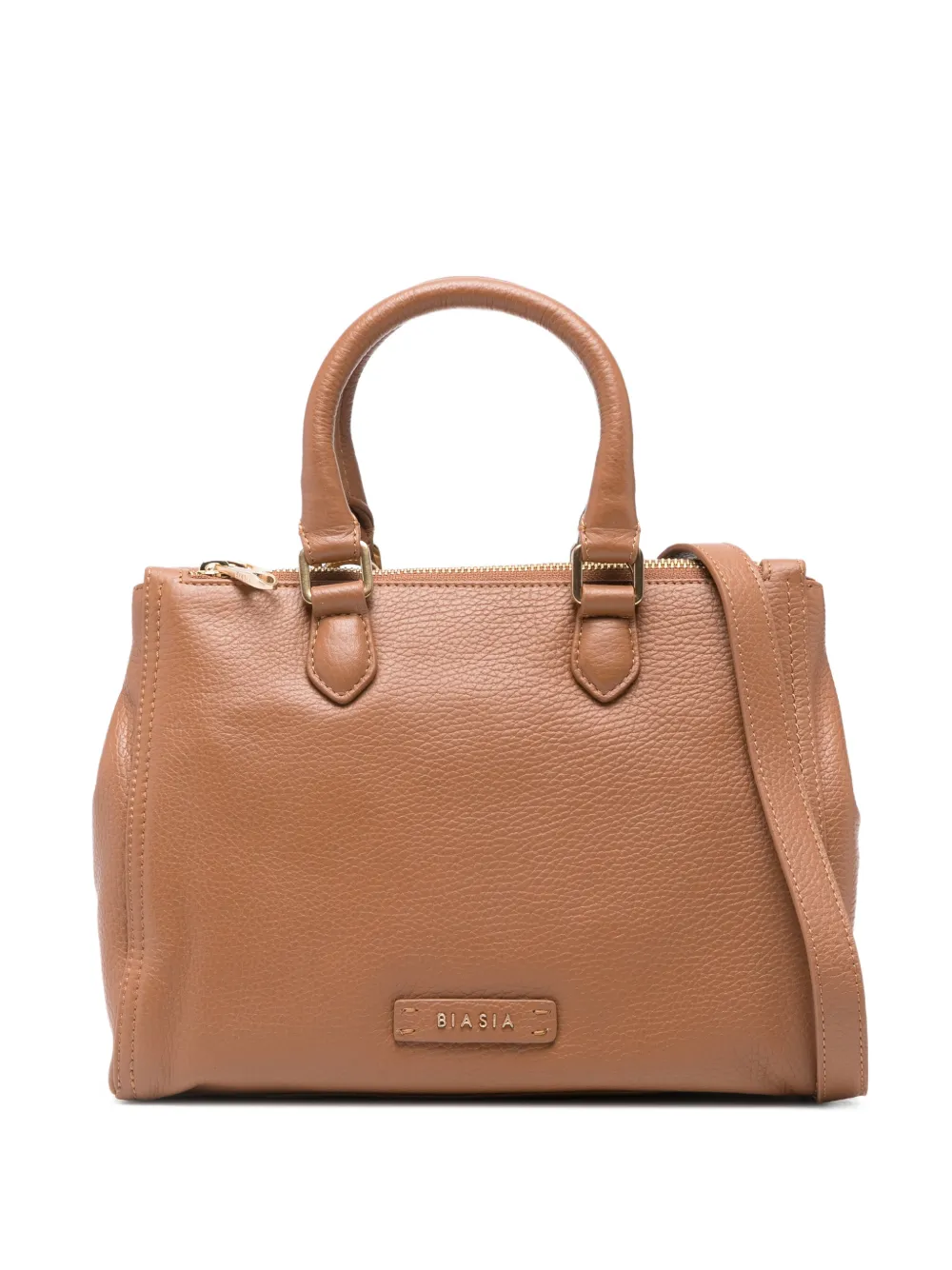 BIASIA Borsa tote Crush piccola in pelle - Marrone