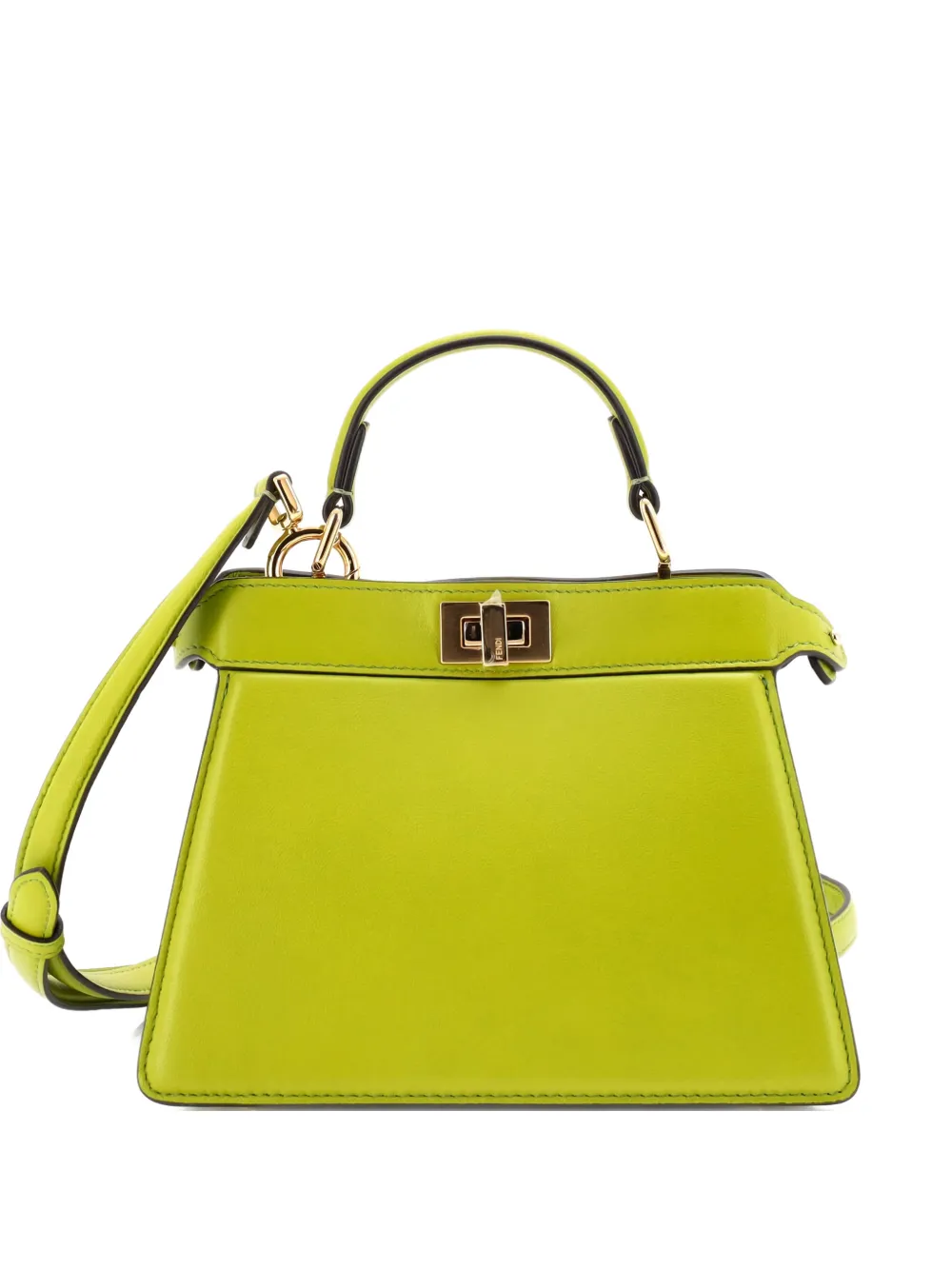 Fendi Pre-Owned Peekaboo ISeeU Bag Leather Petite crossbody bag - Verde