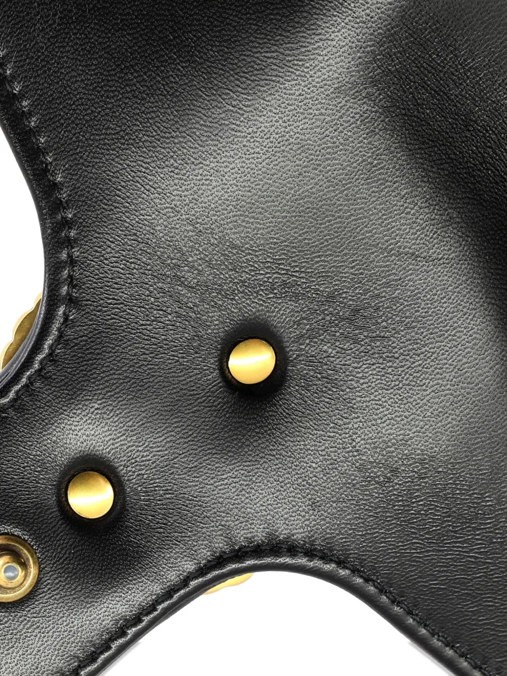 Gg Marmont Flap Bag Studded Matelasse Leather Small Shoulder Bag