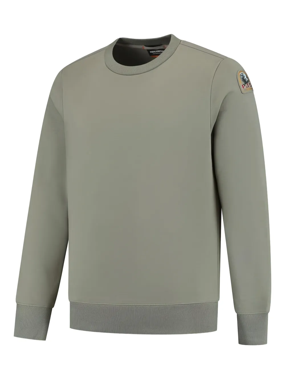 Parajumpers patch-detail crew-neck sweatshirt - Groen