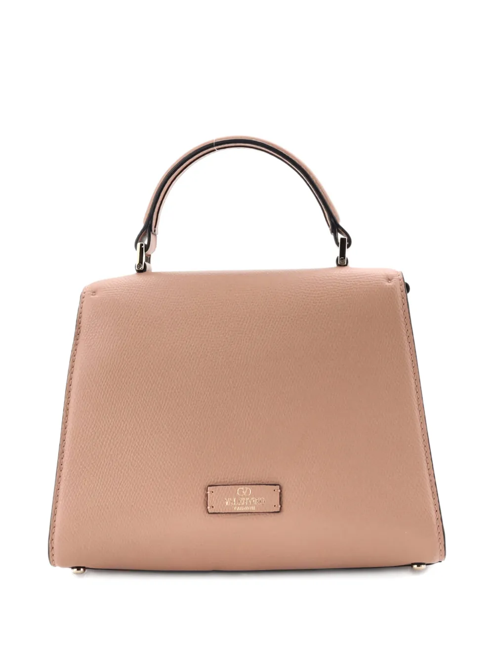 Valentino Garavani Pre-Owned VSling Top Handle Bag Leather with Crystal Detail Small shoulder bag - Toni neutri