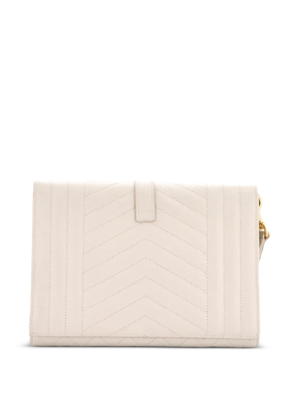 Saint Laurent Pre-Owned Classic Monogram Envelope Wristlet Mixed Matelasse Leather clutch bag | Pre-Owned | Image 2