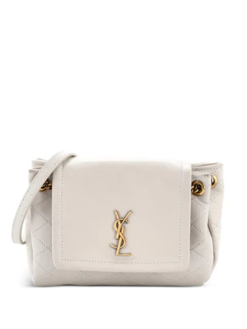 Saint Laurent Pre-Owned Nolita Satchel Quilted Leather Mini crossbody bag