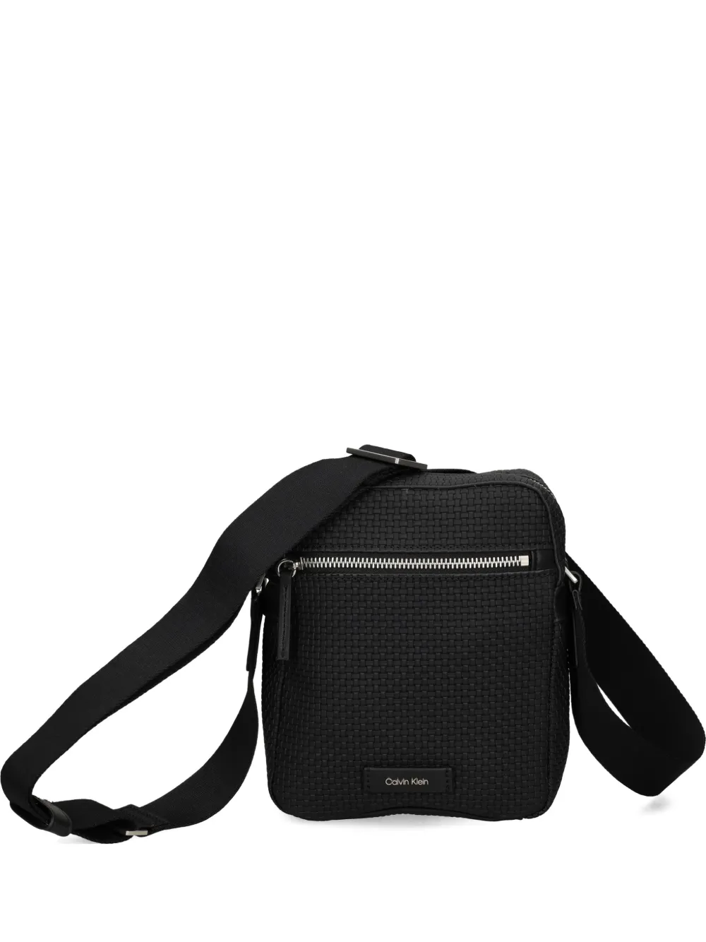Calvin Klein logo-patch shoulder bag - Nero