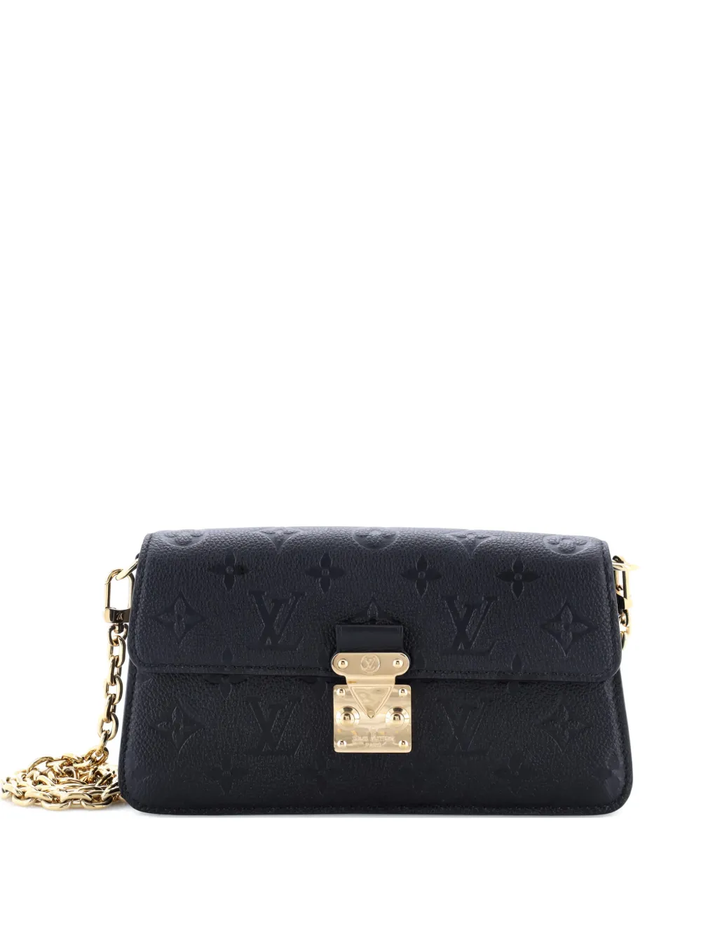 Louis Vuitton Pre-Owned Borsa a mano Pochette Metis Wallet on Chain Monogram Empreinte - Nero