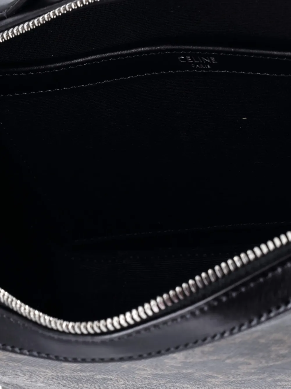 Messenger Box Bag Triomphe Coated Canvas Crossbody Bag