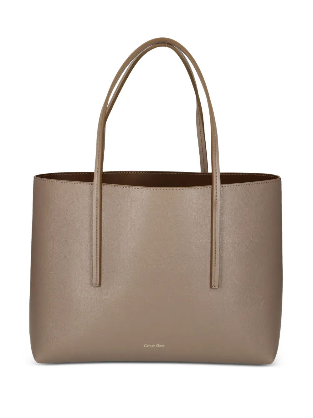 Calvin Klein Shopper mit Logo - Nude