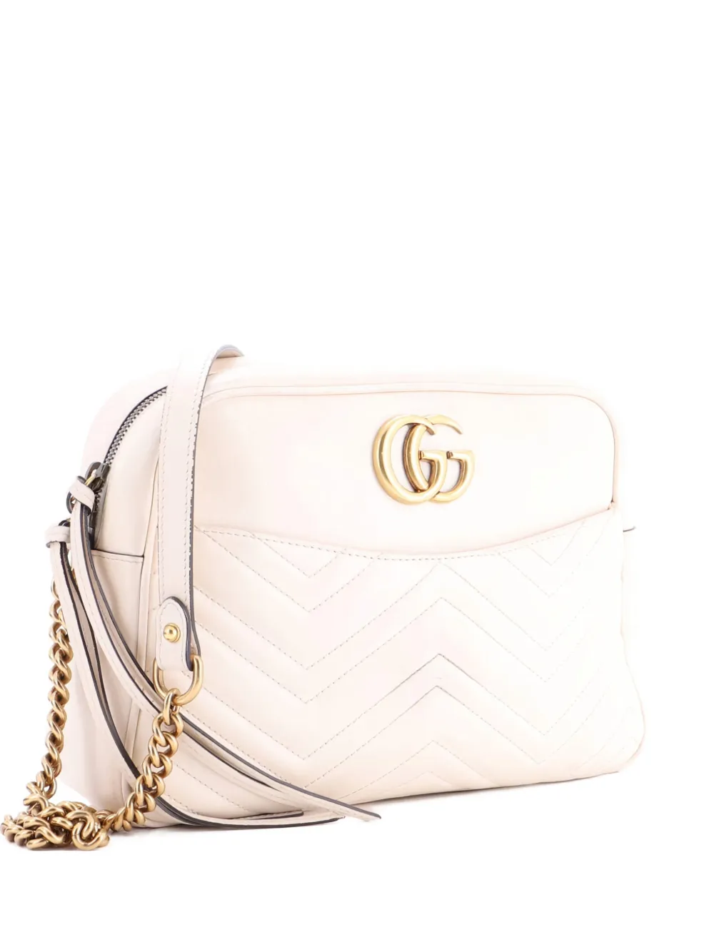 Gucci Pre-Owned GG Marmont Matelasse Leather Medium shoulder bag - Toni neutri