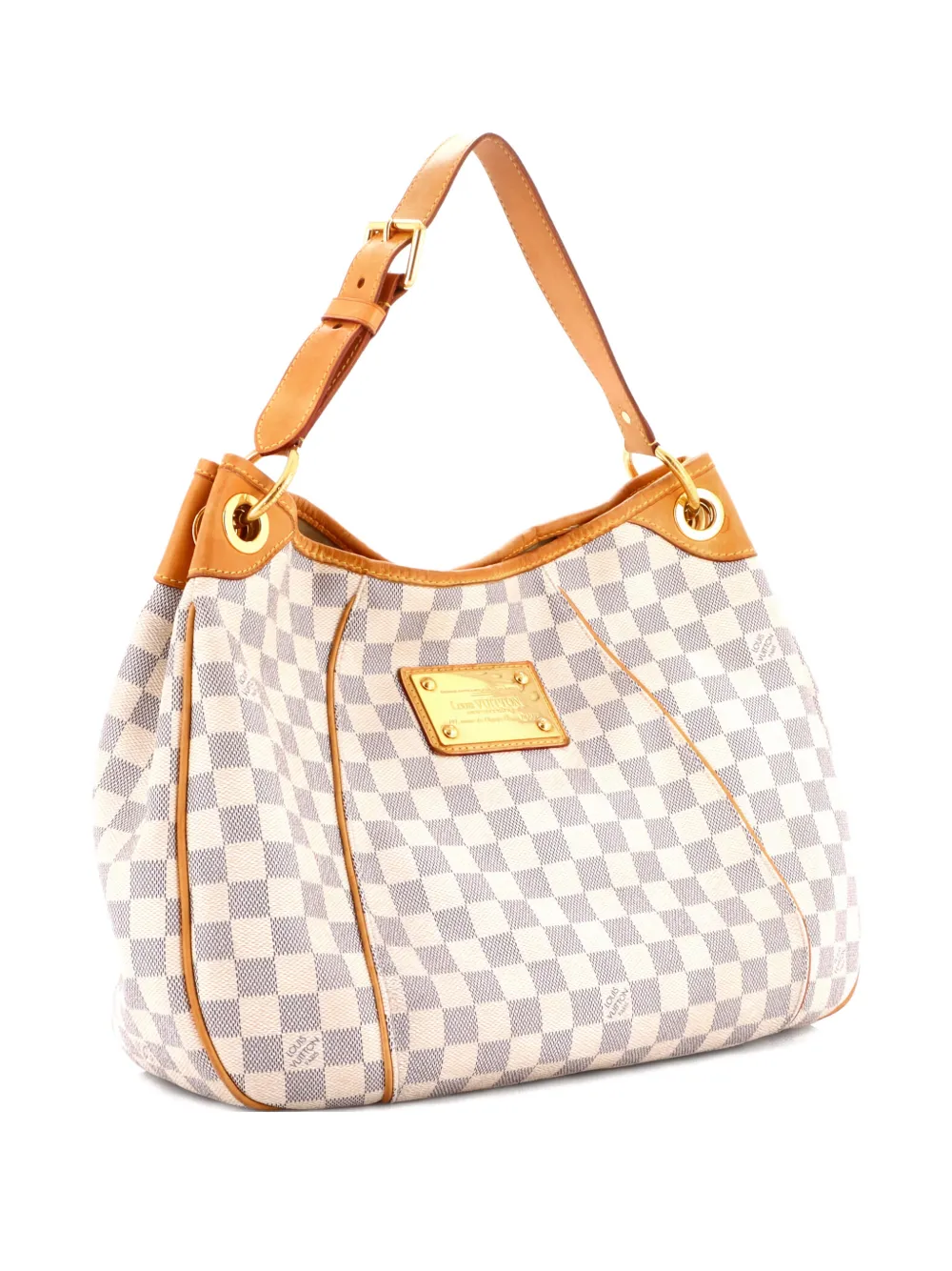 Louis Vuitton Pre-Owned Galliera Handbag Damier PM hobo bag - White