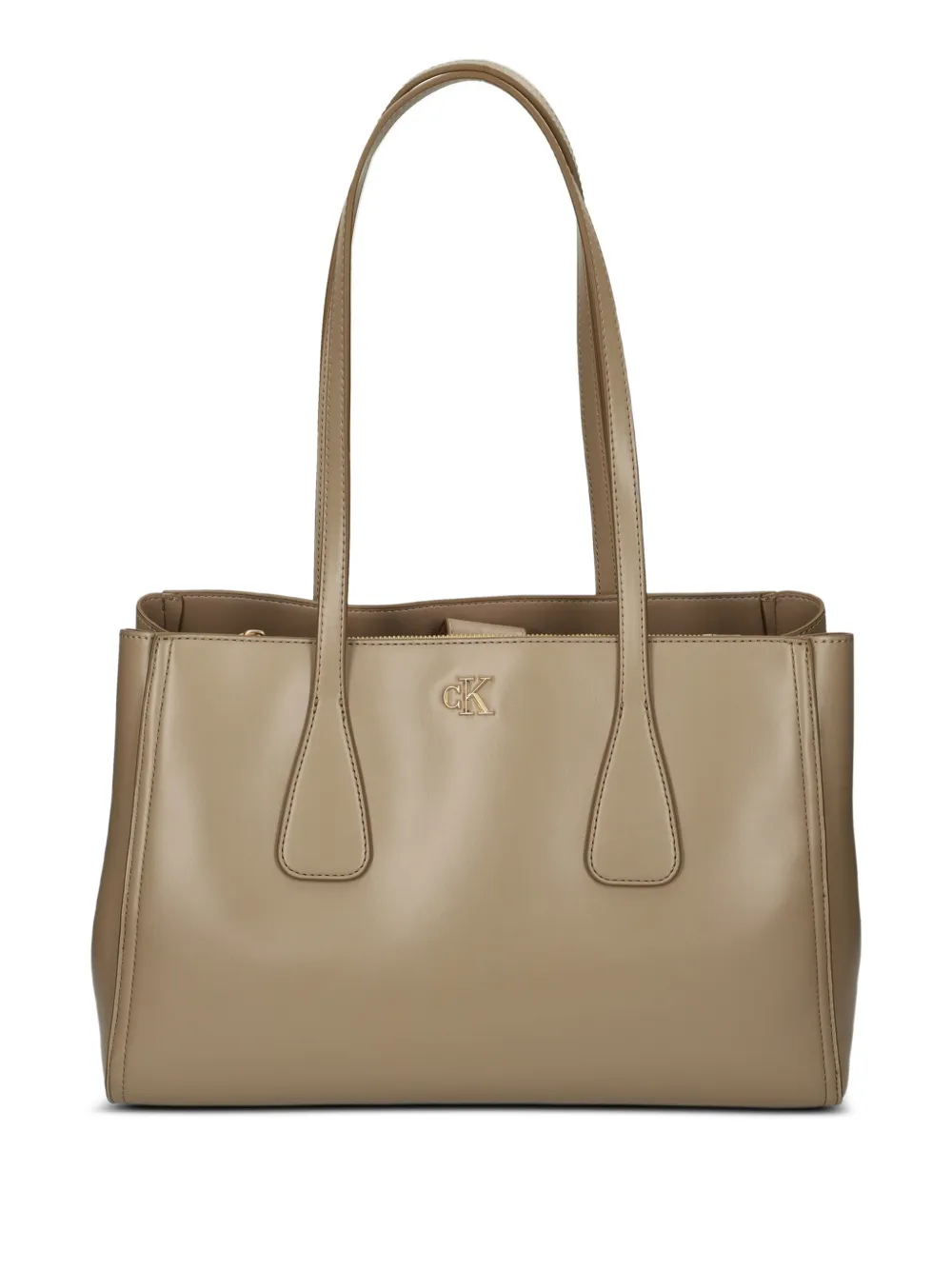Calvin Klein Borsa tote con logo - Toni neutri