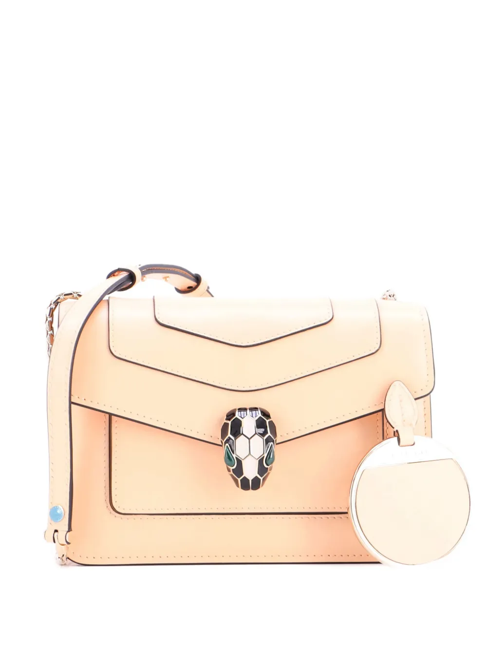 Bvlgari Pre-Owned Serpenti Leather Small crossbody bag - Toni neutri