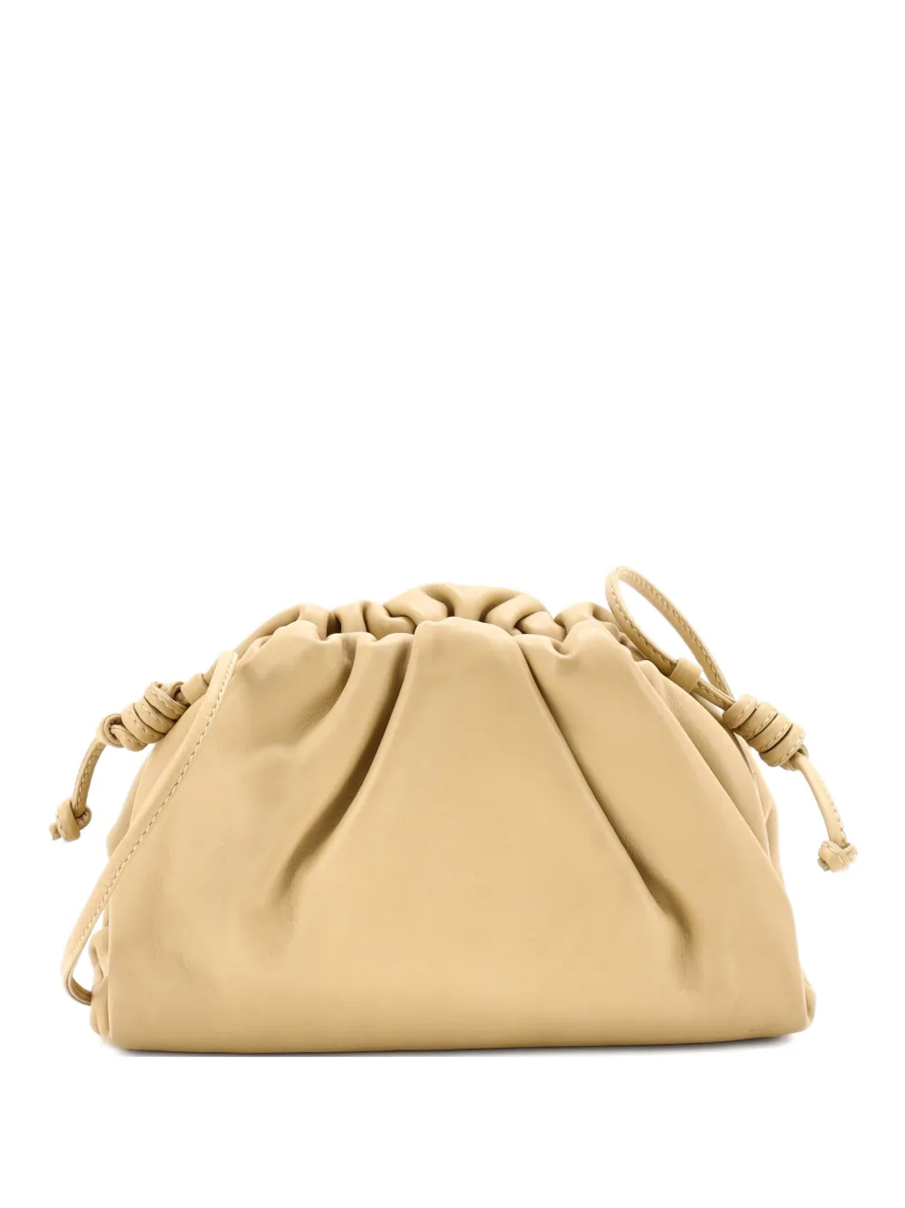 Bottega Veneta Pre-Owned The Pouch Leather Mini crossbody bag - Giallo