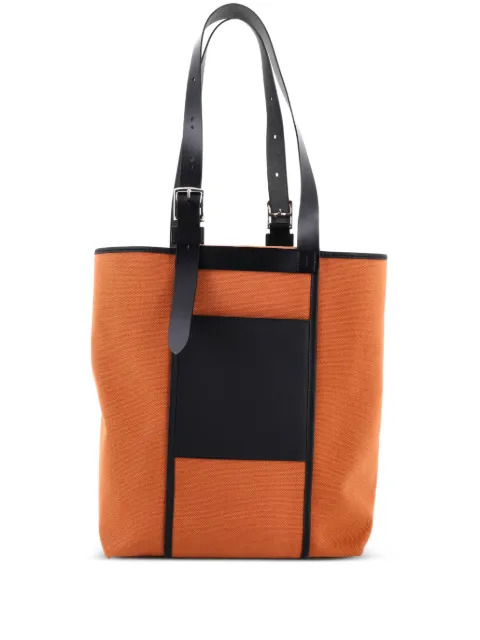 Hermès Pre-Owned Etriviere Pocket Toile and Leather 27 tote bag