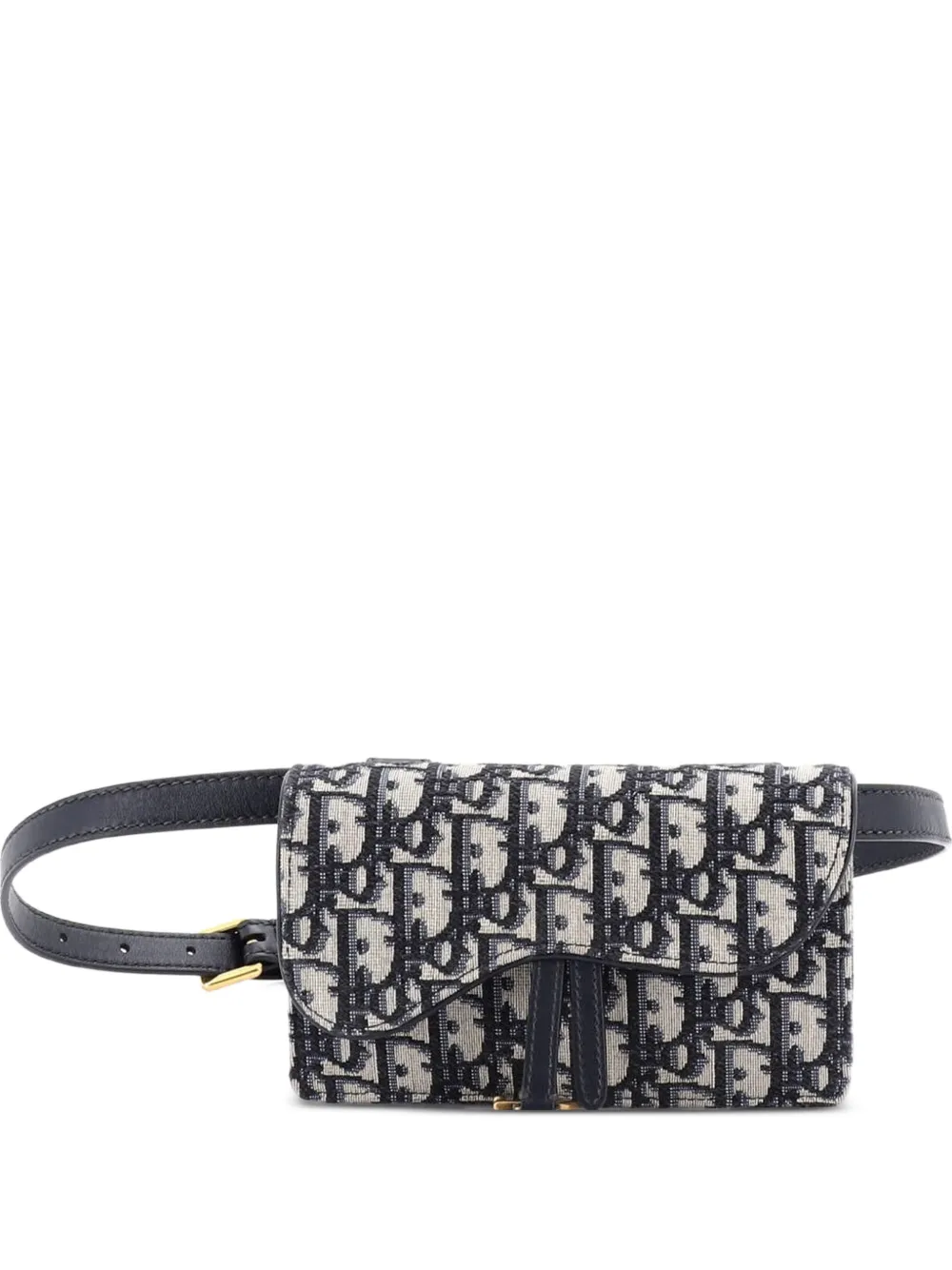 Christian Dior Pre-Owned Marsupio Saddle Rectangular Oblique - Blu