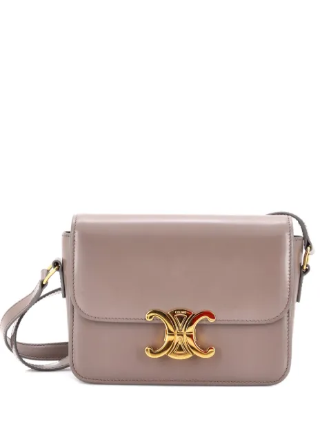 Celine Pre-Owned Triomphe Shoulder Bag Smooth Calfskin Teen crossbody bag