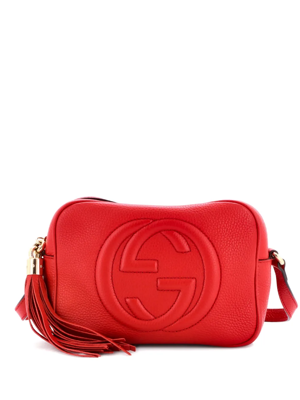 Gucci Pre-Owned Soho Disco Leather Small crossbody bag - Rosso