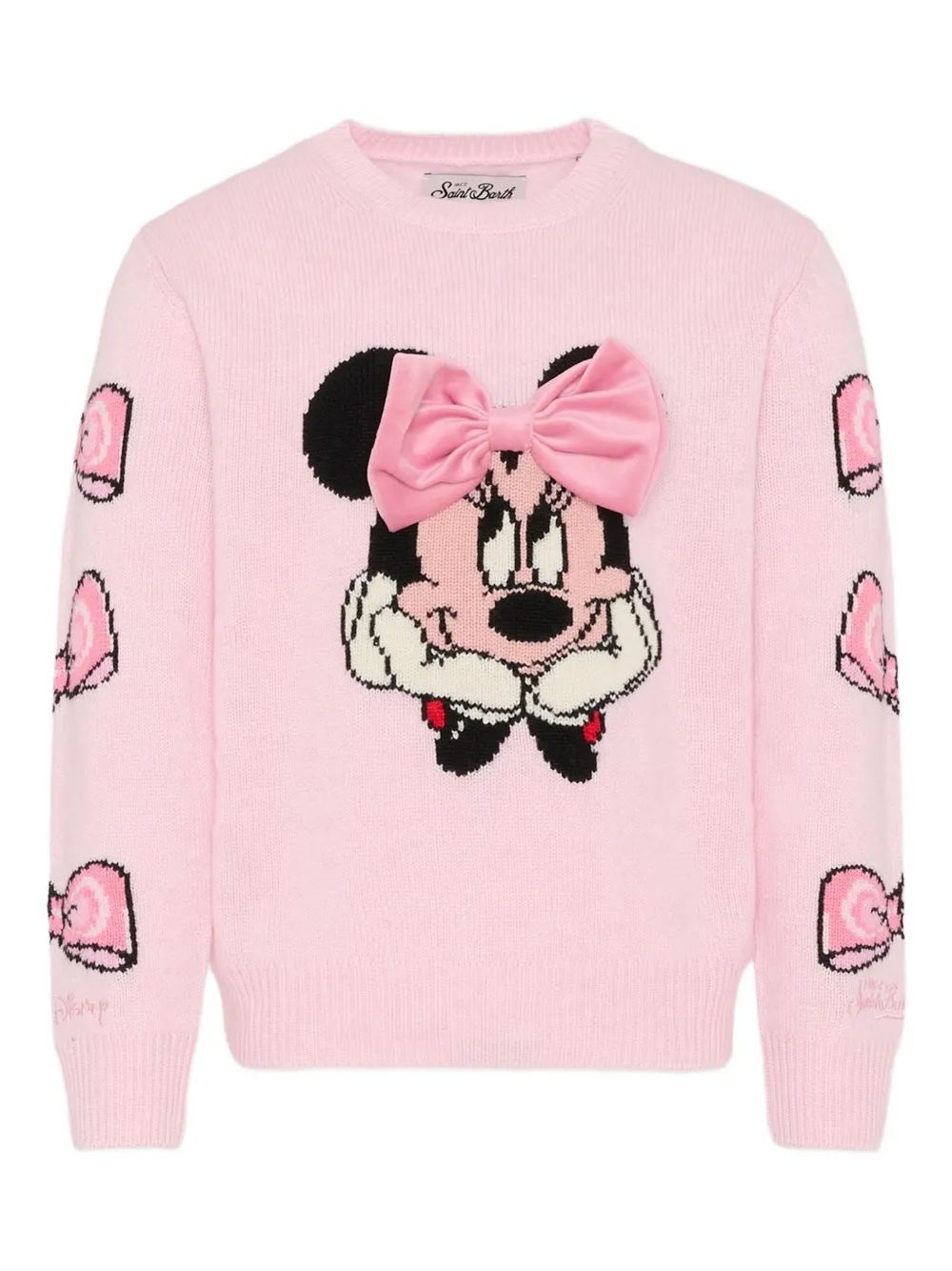 MC2 Saint Barth Kids Maglione con stampa Minnie Mouse - Rosa