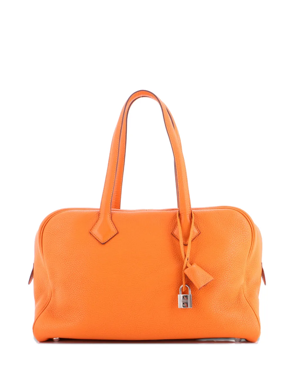 Hermès Pre-Owned Victoria II Bag Clemence 35 satchel - Arancione